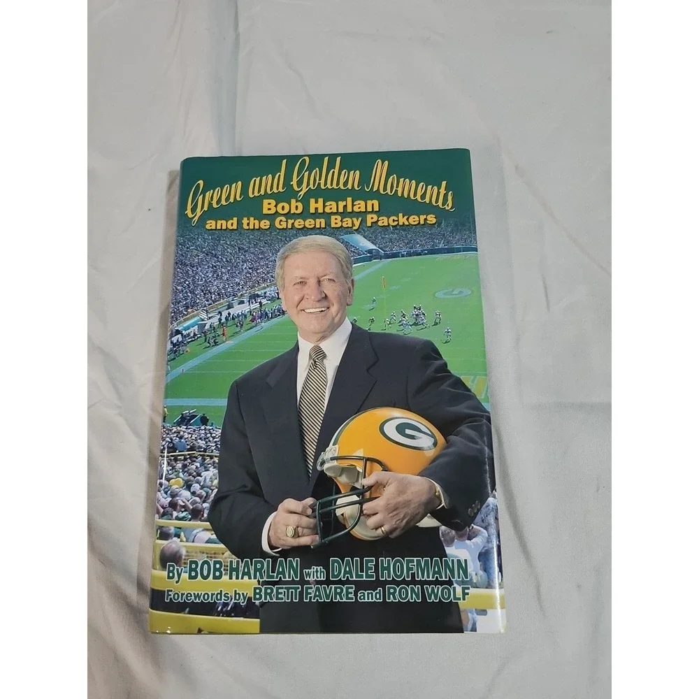 Green‎ & Golden Moments Bob Harlan Green Bay Packers Hardcover Football Book